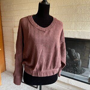 Free People Cinch Waist Dolman Sleeve Pullover S